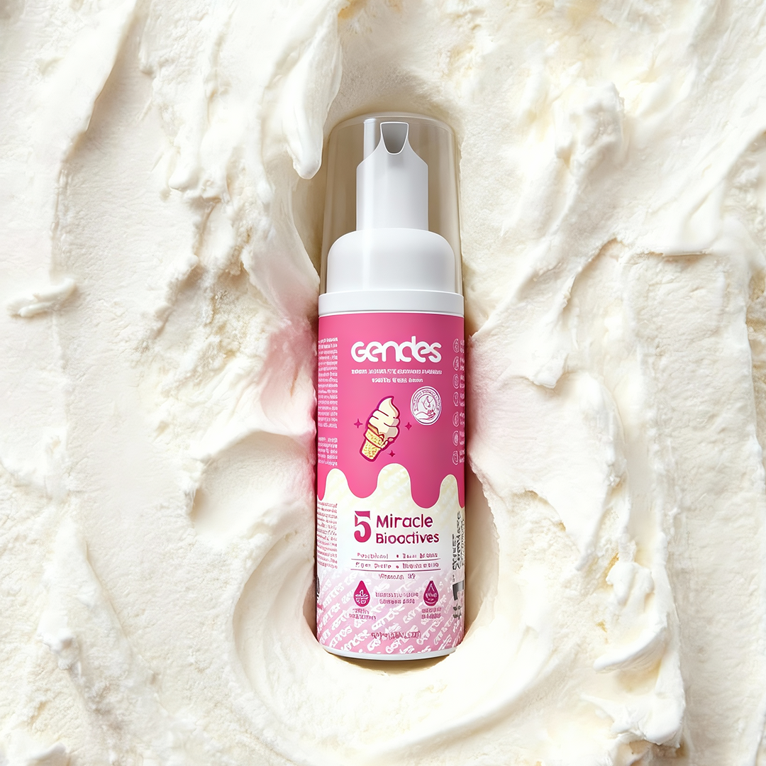 Gendes Sweet Aromatic Feminine Care Wash Foam Vanilla 5 Miracle Bioactives Meyeimbangkan PH 50 ml