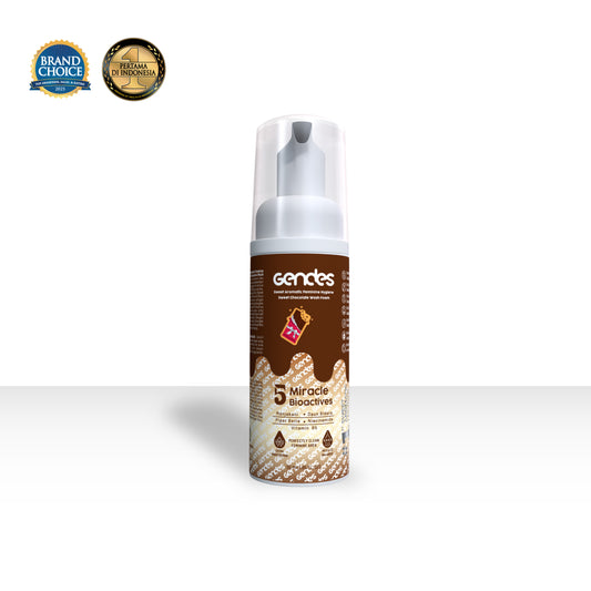New Launching Gendes Feminine Hygiene Wash Foam Sweet Chocolate 5 Miracle Bioaktives
