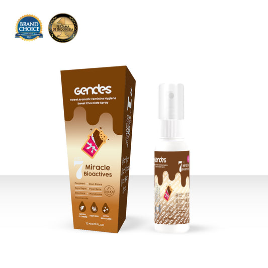 New Launching Gendes Feminine Hygiene with Sweet Chocolate 7 Miracle Bioactives 23 ml