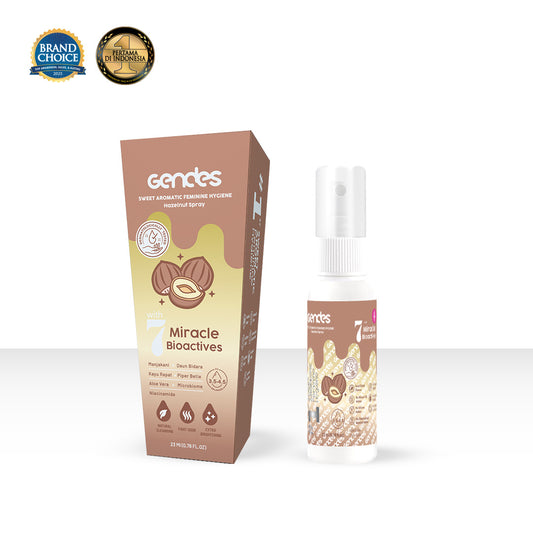 Gendes Sweet Aromatic Feminine Care with Hazelnut 7 Miracle Bioactives Merawat Kewanitaan 23 ml