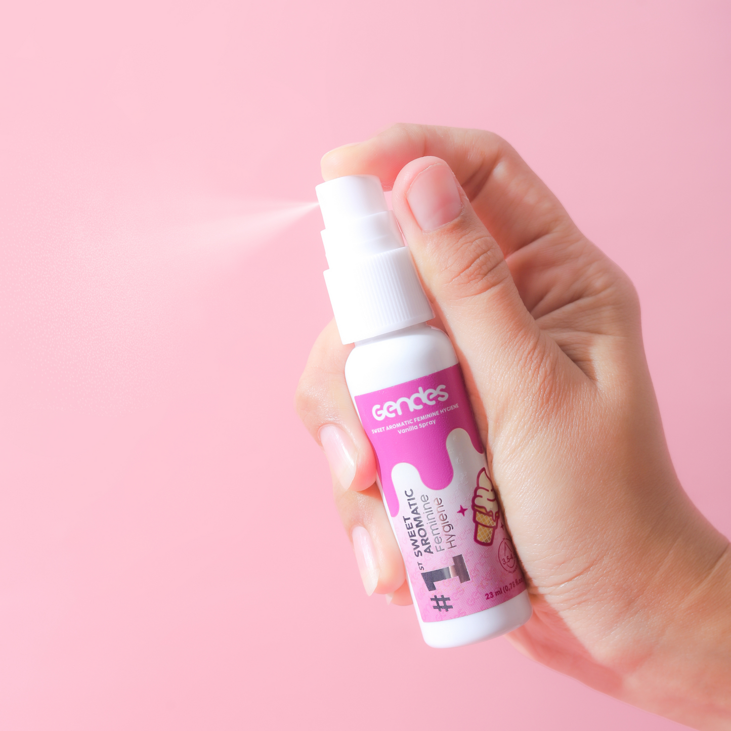 Gendes Sweet Aromatic Feminine Care with Vanilla 7 Miracle Bioactives 23 ml