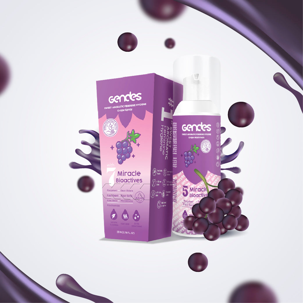 Bundling Gendes Feminine Wash Foam Grape dan Sweet Feminine Care Spray