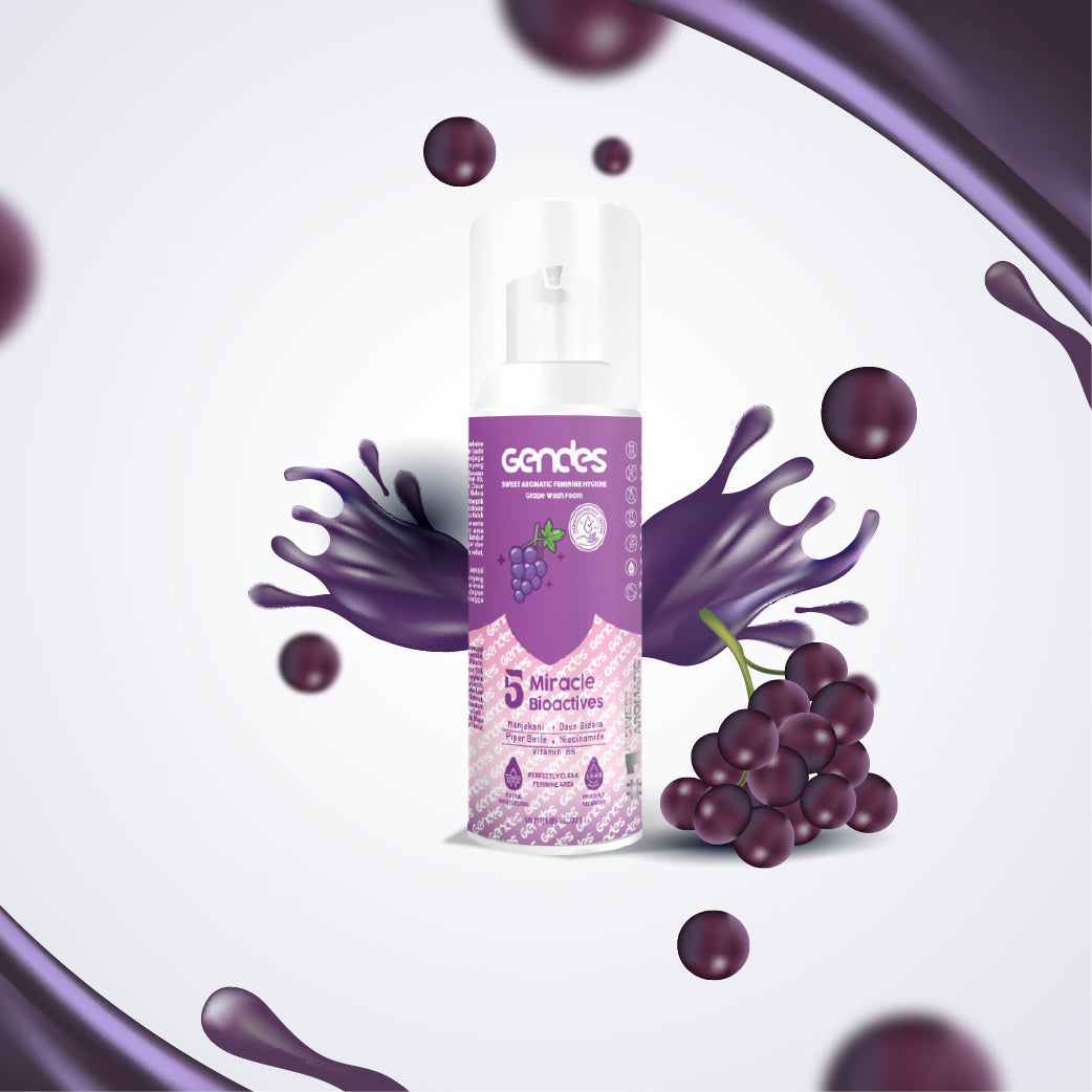 Bundling Gendes Feminine Wash Foam Grape dan Sweet Feminine Care Spray
