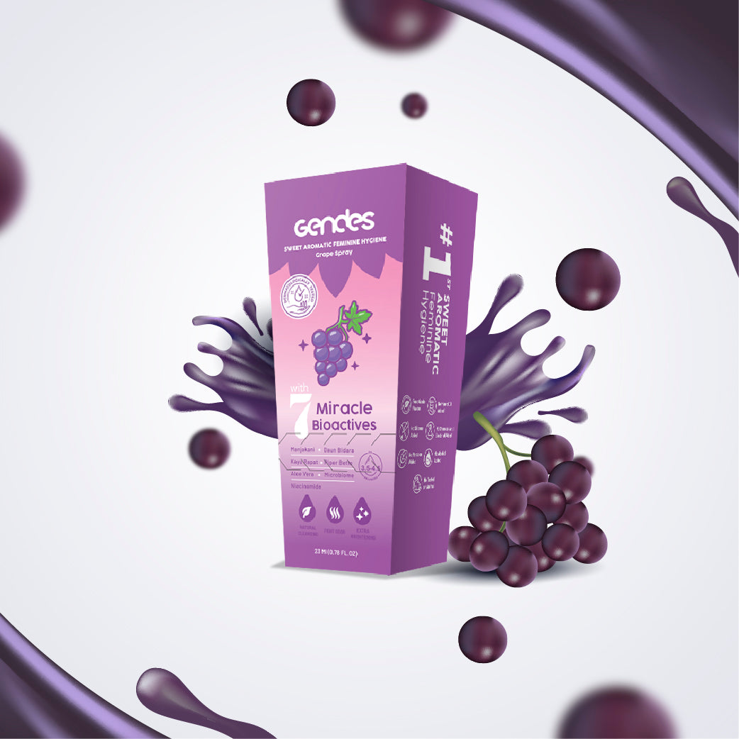 Bundling Gendes Feminine Wash Foam Grape dan Sweet Feminine Care Spray