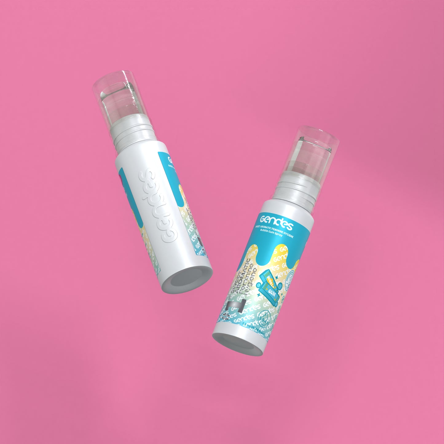 Gendes Feminine Hygiene Care Spray with Bubble Gum 7 Miracle Bioactives Merawat Kewanitaan 23 ml