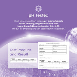 Gendes Sweet Aromatic Feminine Care Wash Foam Grape 5 Miracle Bioactives Meyeimbangkan Ph 50 ml