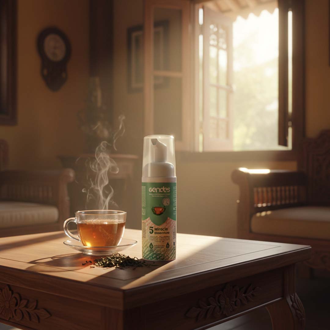 New Launching Gendes Feminine Hygiene Wash Foam Teh Keraton 5 Miracle Bioaktives