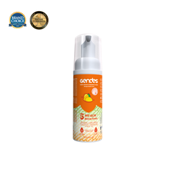 Gendes Sweet Aromatic Feminine Care Wash Foam Mango 5 Miracle Bioactives Meyeimbangkan PH 50 ml