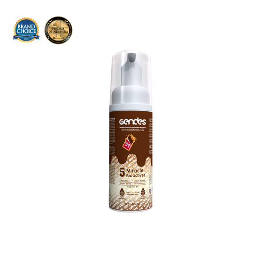 New Launching Gendes Feminine Hygiene Wash Foam Sweet Chocolate 5 Miracle Bioaktives