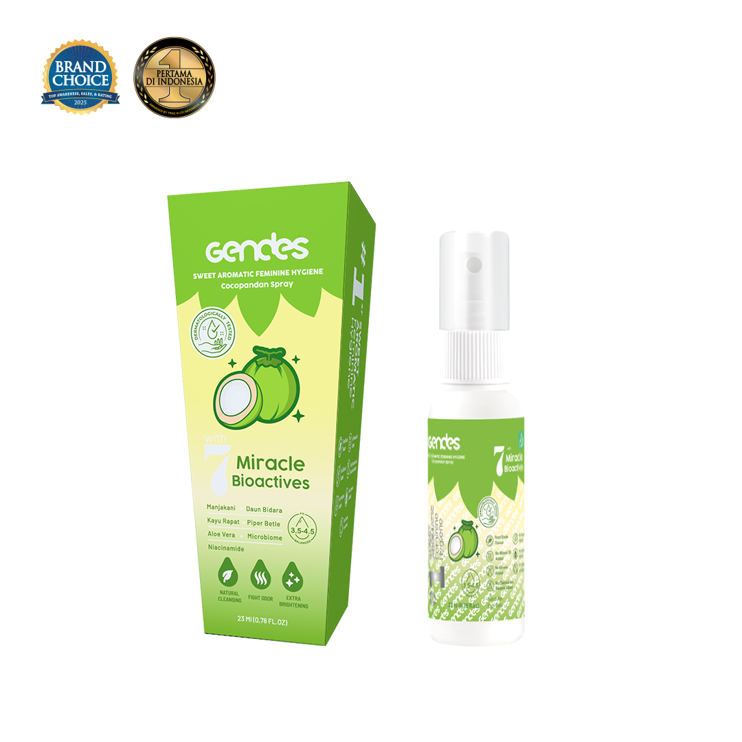 Gendes Sweet Aromatic Feminine Care with Cocopandan 7 Miracle Bioactives 23 ml