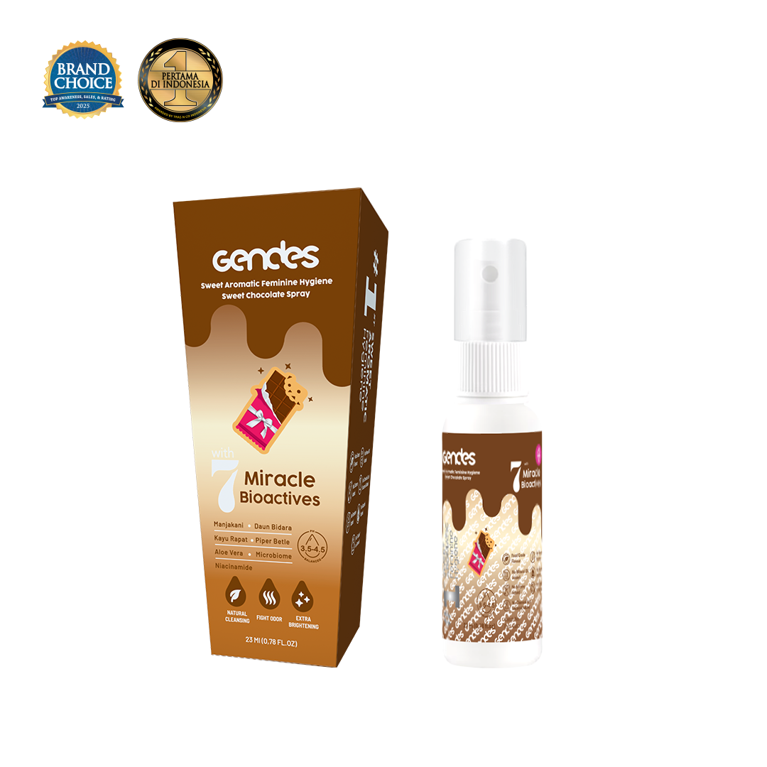 New Launching Gendes Feminine Hygiene with Sweet Chocolate 7 Miracle Bioactives 23 ml