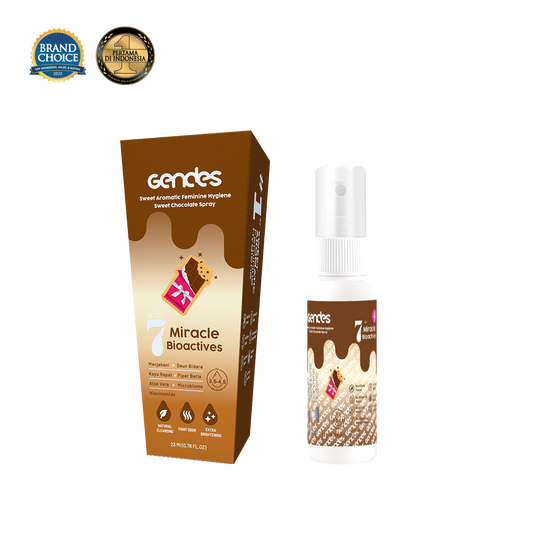 New Launching Gendes Feminine Hygiene with Sweet Chocolate 7 Miracle Bioactives 23 ml