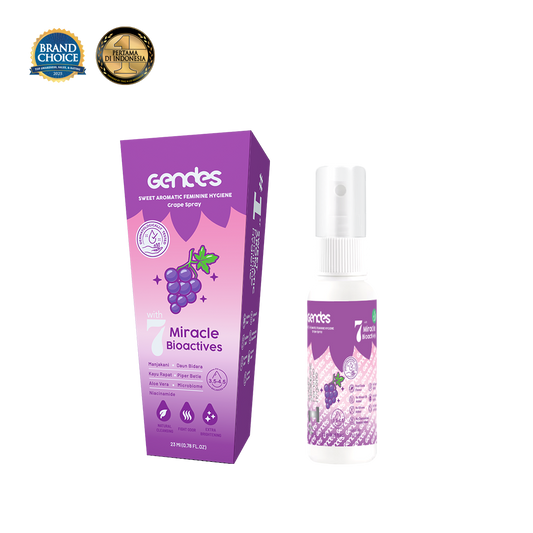 Gendes Sweet Aromatic Feminine Care with Grape 7 Miracle Bioactives 23 ml