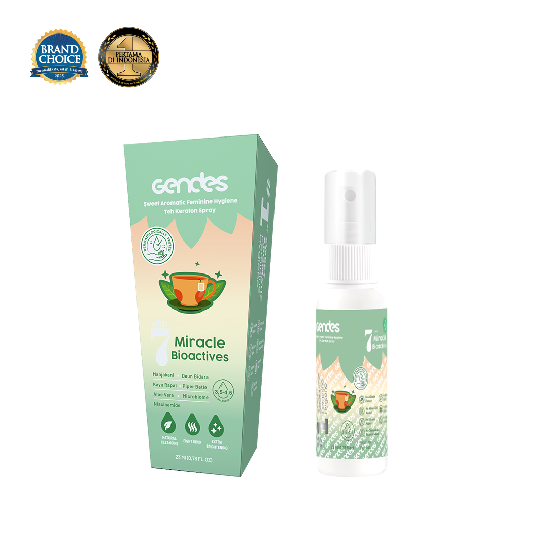 New Launching Gendes Feminine Hygiene with Teh Keraton 7 Miracle Bioactives 23 ml