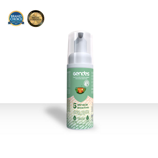 New Launching Gendes Feminine Hygiene Wash Foam Teh Keraton 5 Miracle Bioaktives