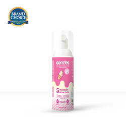 Gendes Sweet Aromatic Feminine Care Wash Foam Vanilla 5 Miracle Bioactives Meyeimbangkan PH 50 ml