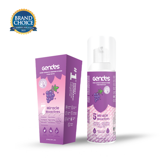 Bundling Gendes Feminine Wash Foam Grape dan Sweet Feminine Care Spray