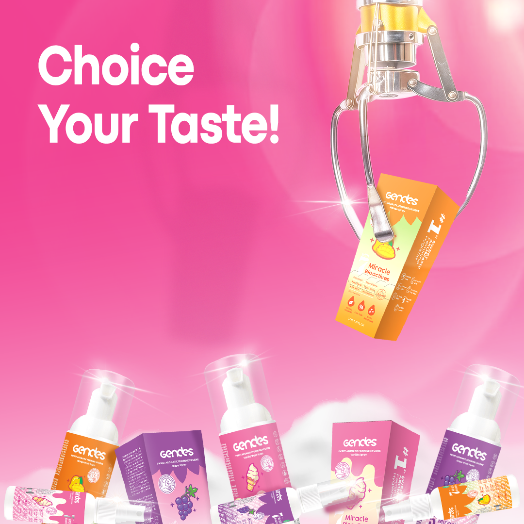Mix & Choice Your Taste! Bundling Gendes Sweet Aromatic Feminine Wash Foam + Feminine Care Spray All Variant