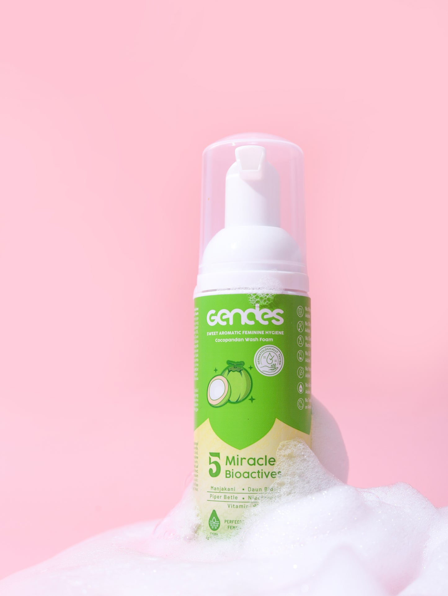 Bundling Gendes Feminine Wash Foam Cocopandan dan Sweet Feminine Care Spray