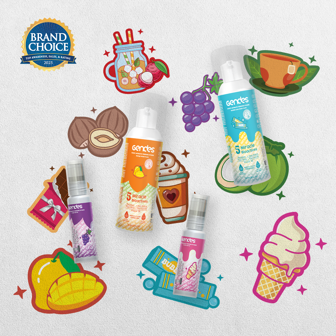 Mix & Choice Your Taste! Bundling Gendes Sweet Aromatic Feminine Wash Foam + Feminine Care Spray All Variant